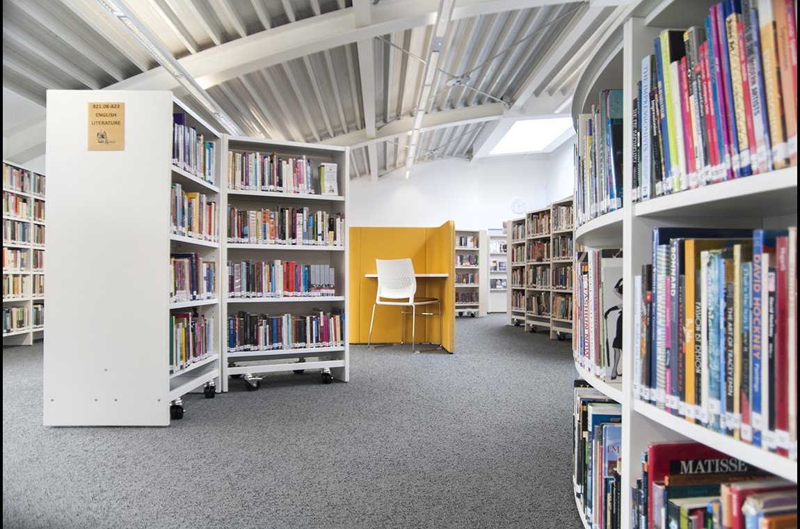 Haberdashers Askes flickskola, Hertfordshire, Storbritannien - Skolbibliotek