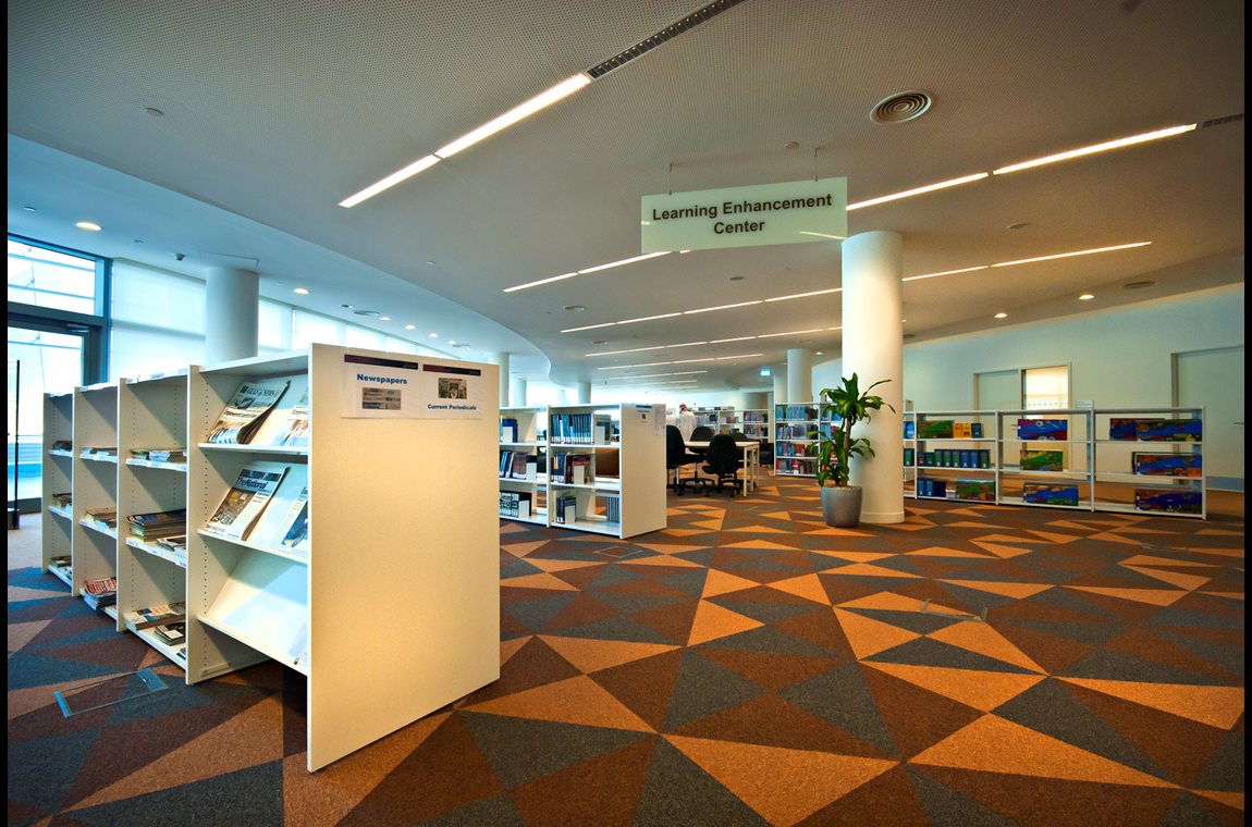 Zayed-universitet, Abu Dhabi, Förenade Arabemiraten - Akademiska bibliotek