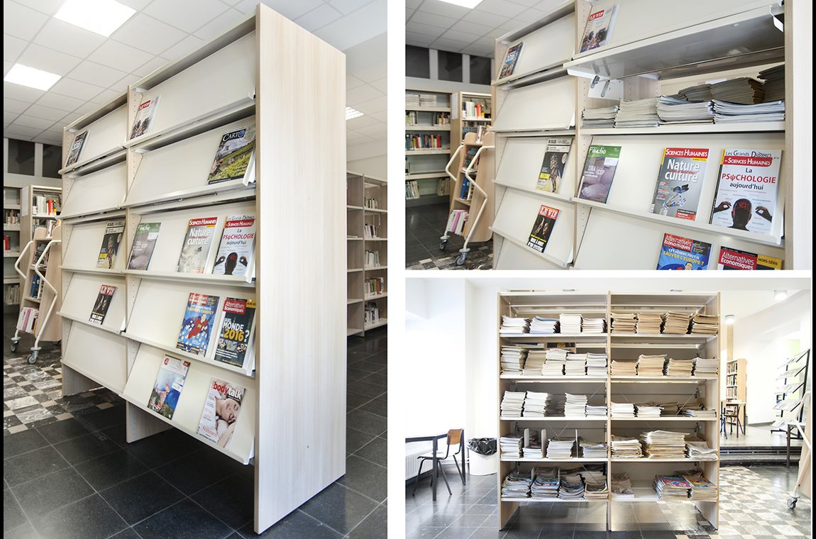 INDSé skolbibliotek, Bastogne, Belgien - Skolbibliotek