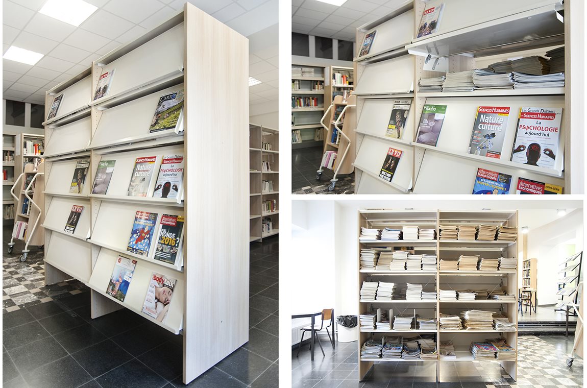 INDSé skolebibliotek, Bastogne, Belgien - Skolebibliotek