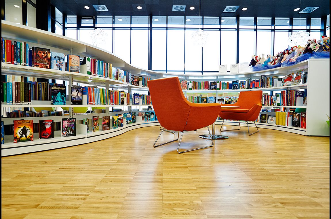 Openbare bibliotheek Klostergården in Lund, Zweden - Openbare bibliotheek