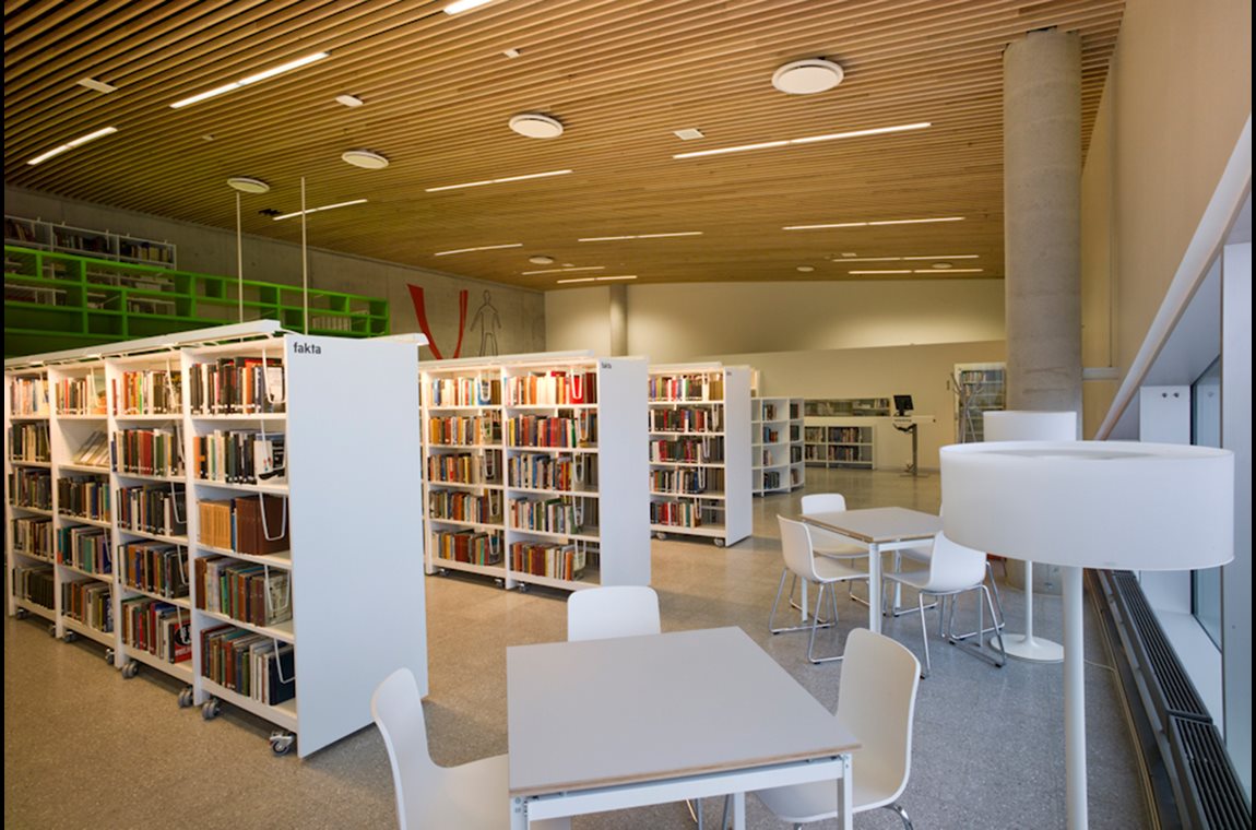 Le centre culturel de Mandal, Norvège - Bibliothèque municipale et BDP