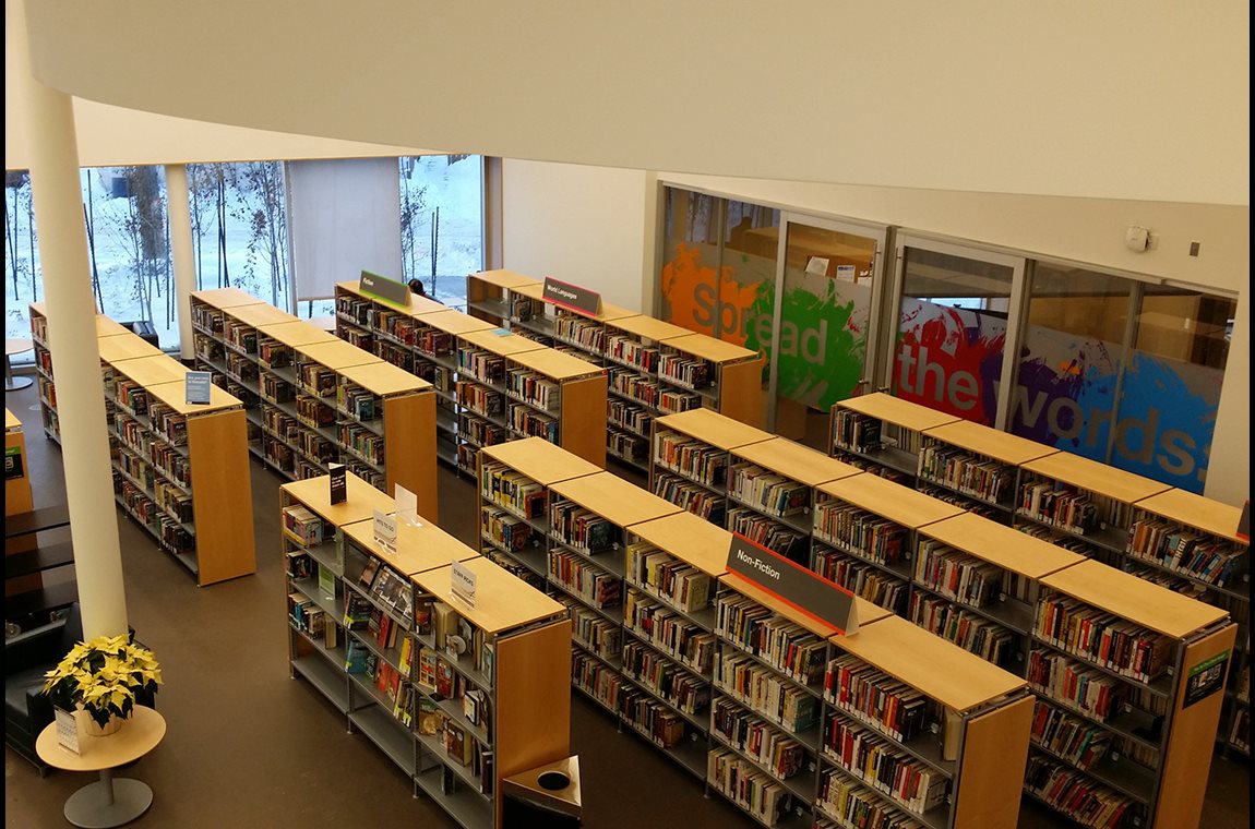 Stadtteilbibliothek Highlands in Edmonton, Kanada  - Öffentliche Bibliothek