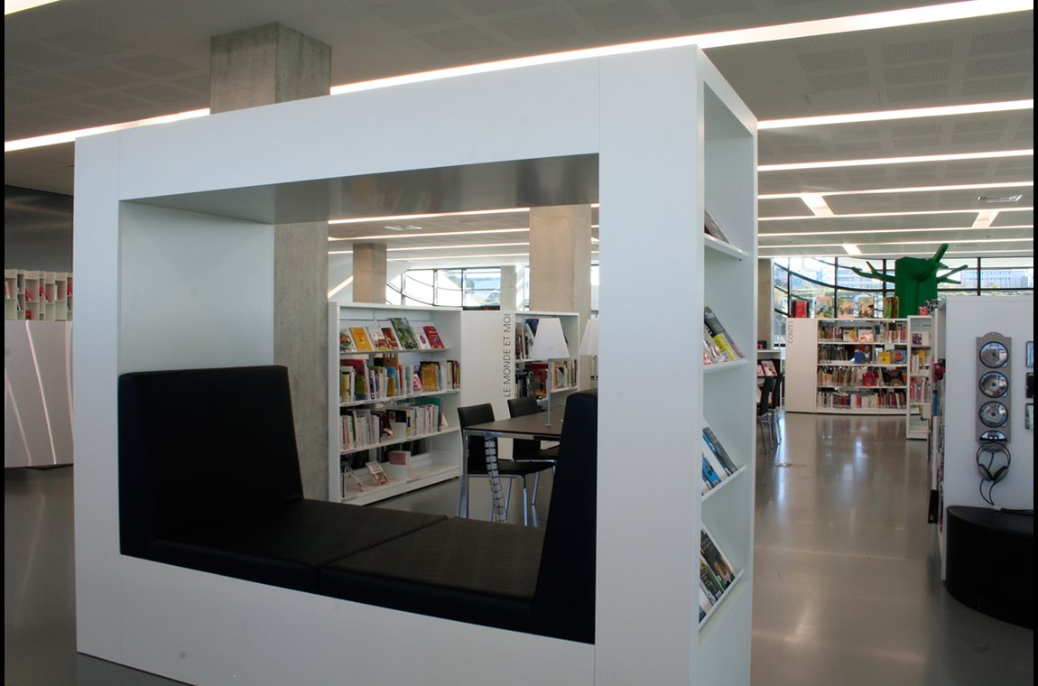 Montpellier bibliotek, Frankrig - Offentligt bibliotek