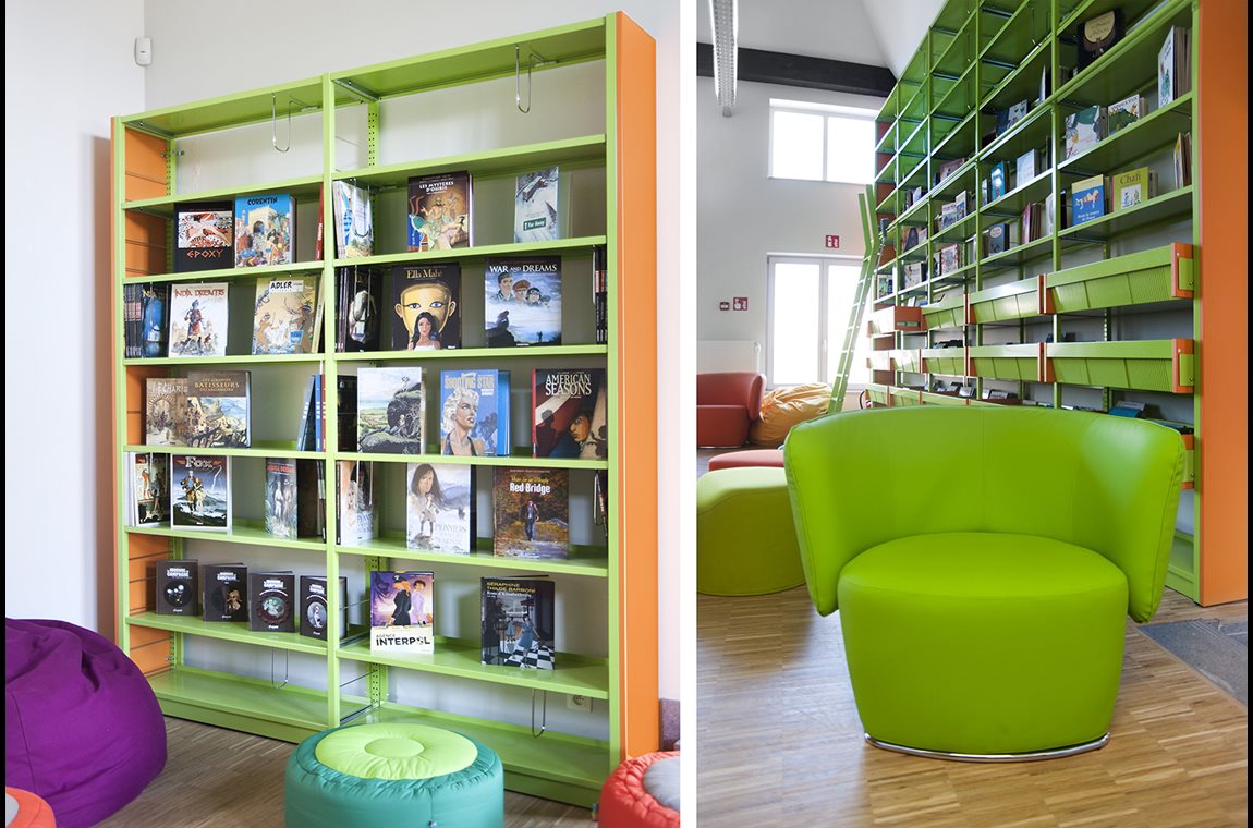 Openbare bibliotheek Mons, België - Openbare bibliotheek