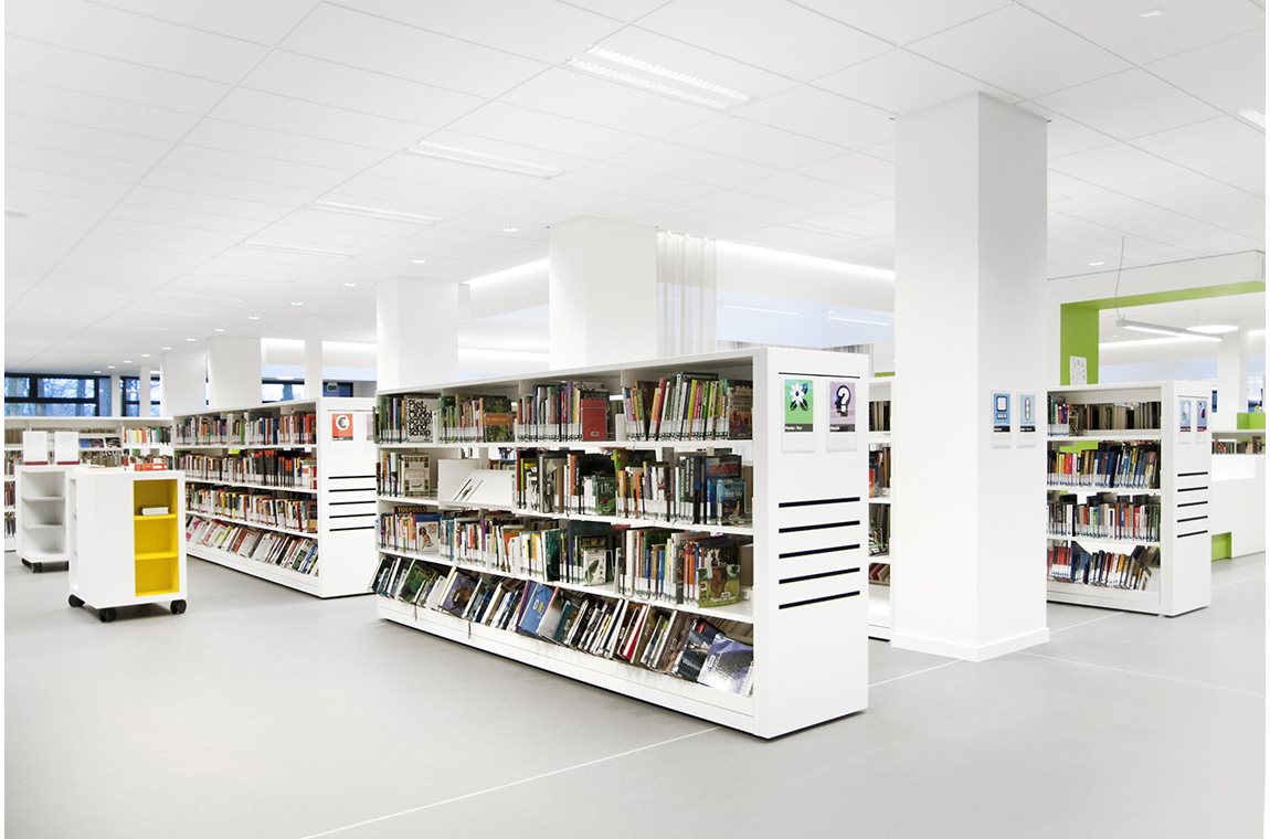 Bibliothèque municipale de Wevelgem, Belgique - Bibliothèque municipale et BDP