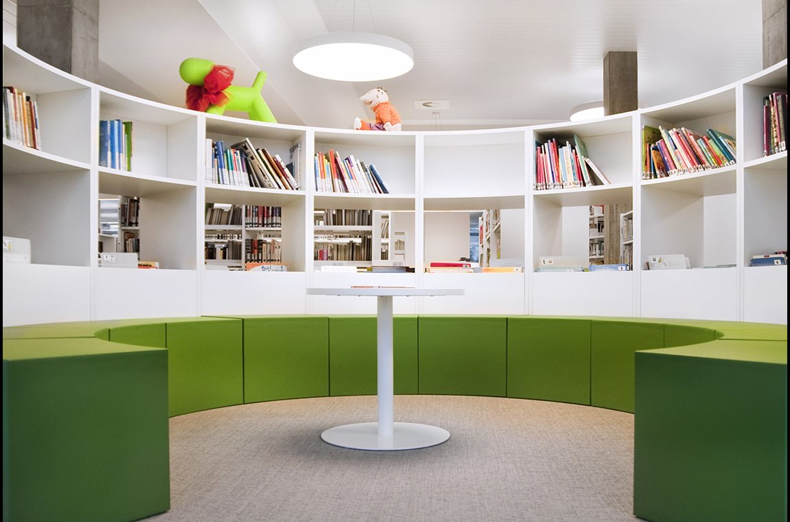 Lummen bibliotek, Belgien - Offentligt bibliotek