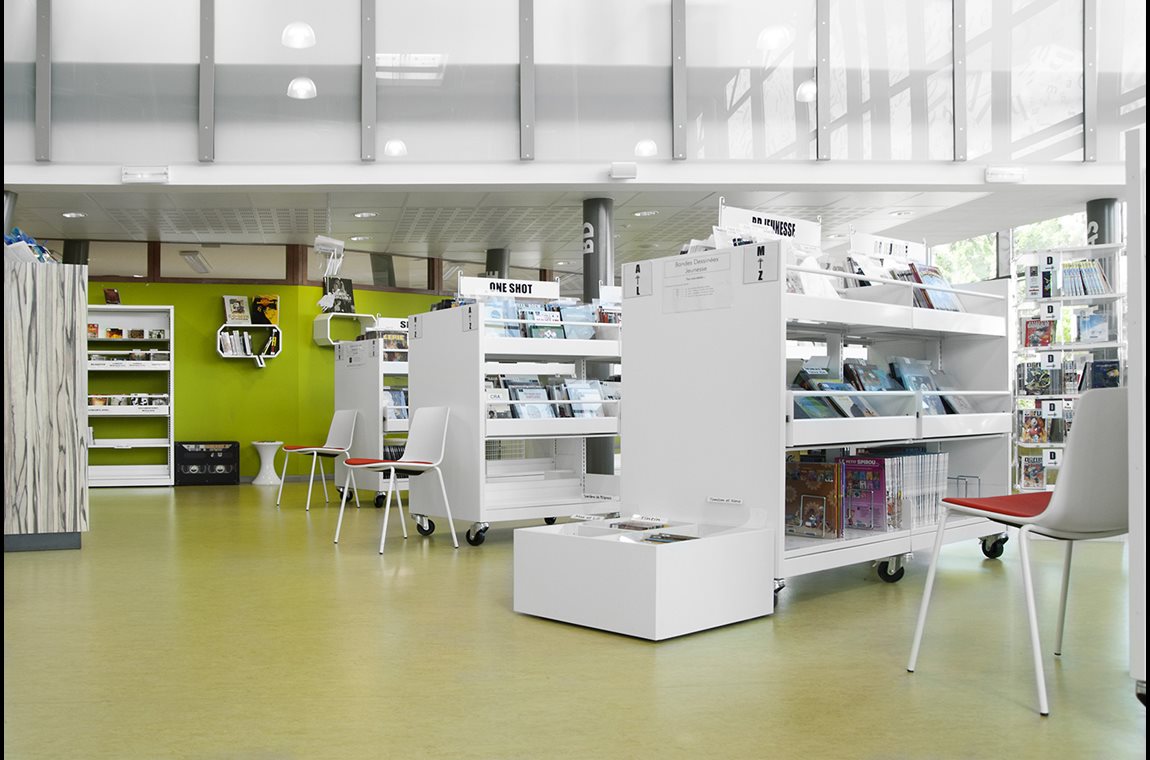 Escaudain bibliotek, Frankrike - Offentliga bibliotek