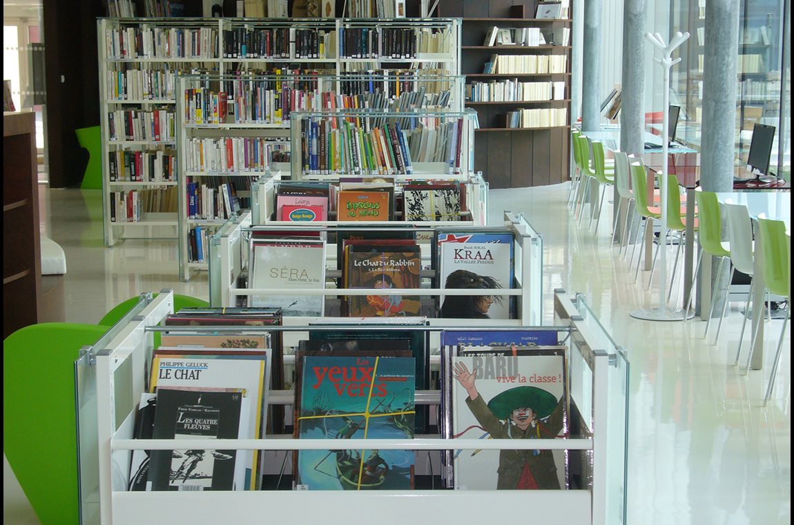 La Suze sur Sarthe Bibliotek, Frankrig - Offentligt bibliotek