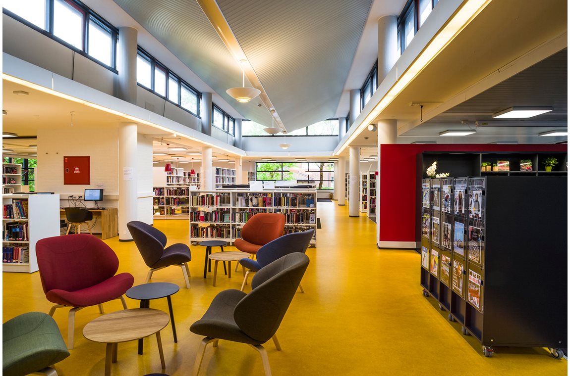 Bærum Hovedbibliotek, Bekkestua, Norge - Offentligt bibliotek