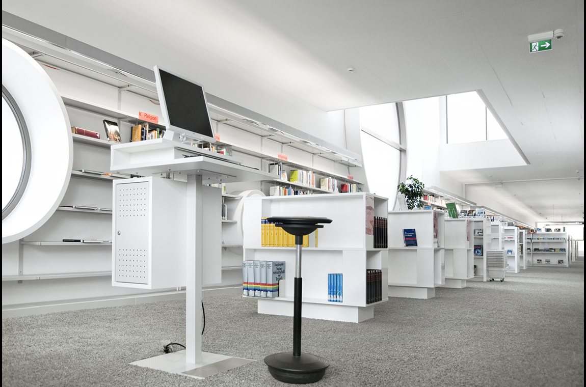 Weiterstadt "mediaschip", Duitsland - Openbare bibliotheek
