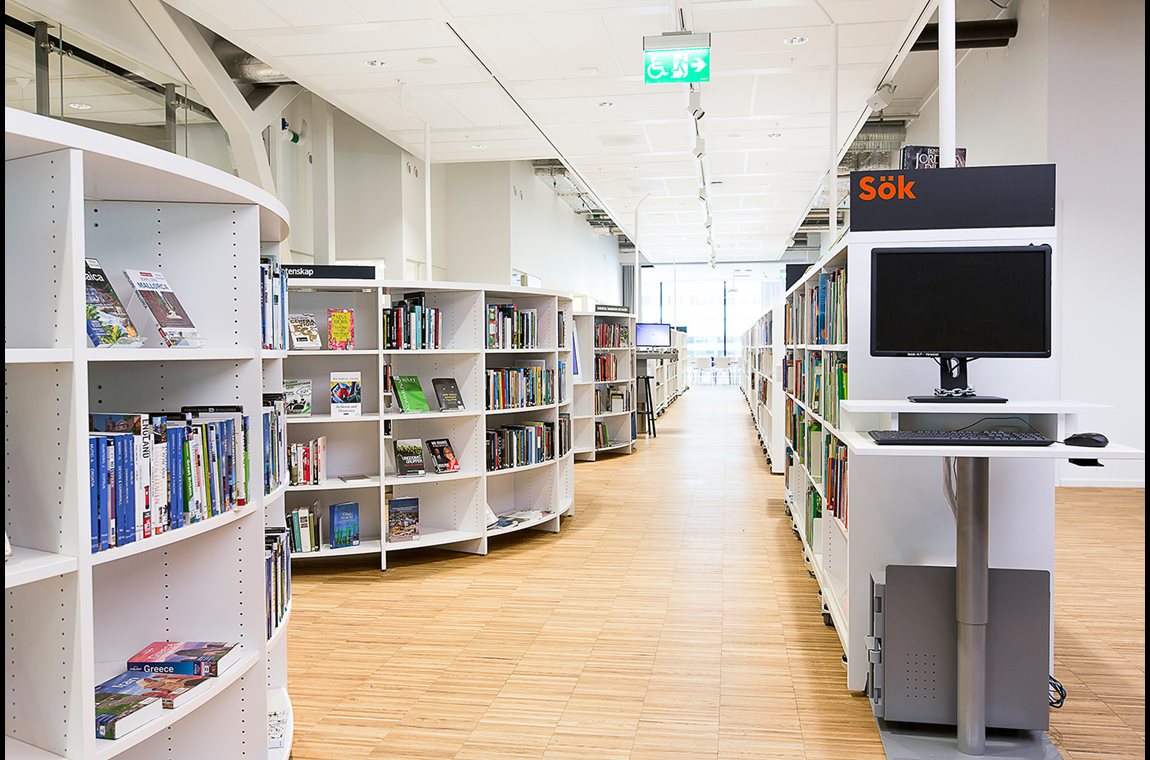 Bibliothèque publique de Kista, Stockholm, Suède - Bibliothèque municipale et BDP