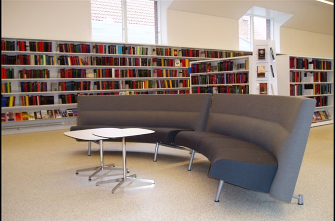 Bibliothèque municipale de Silkeborg, Danemark - Bibliothèque municipale et BDP