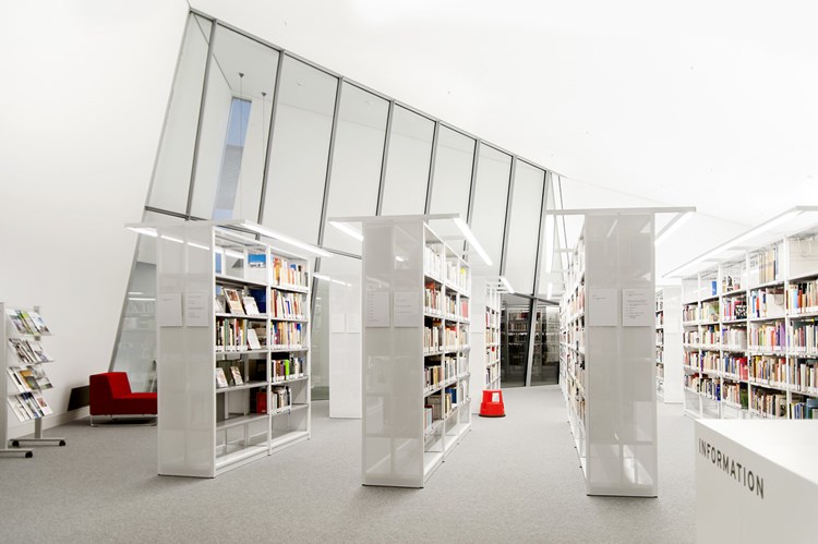 Lighting improves the library experience