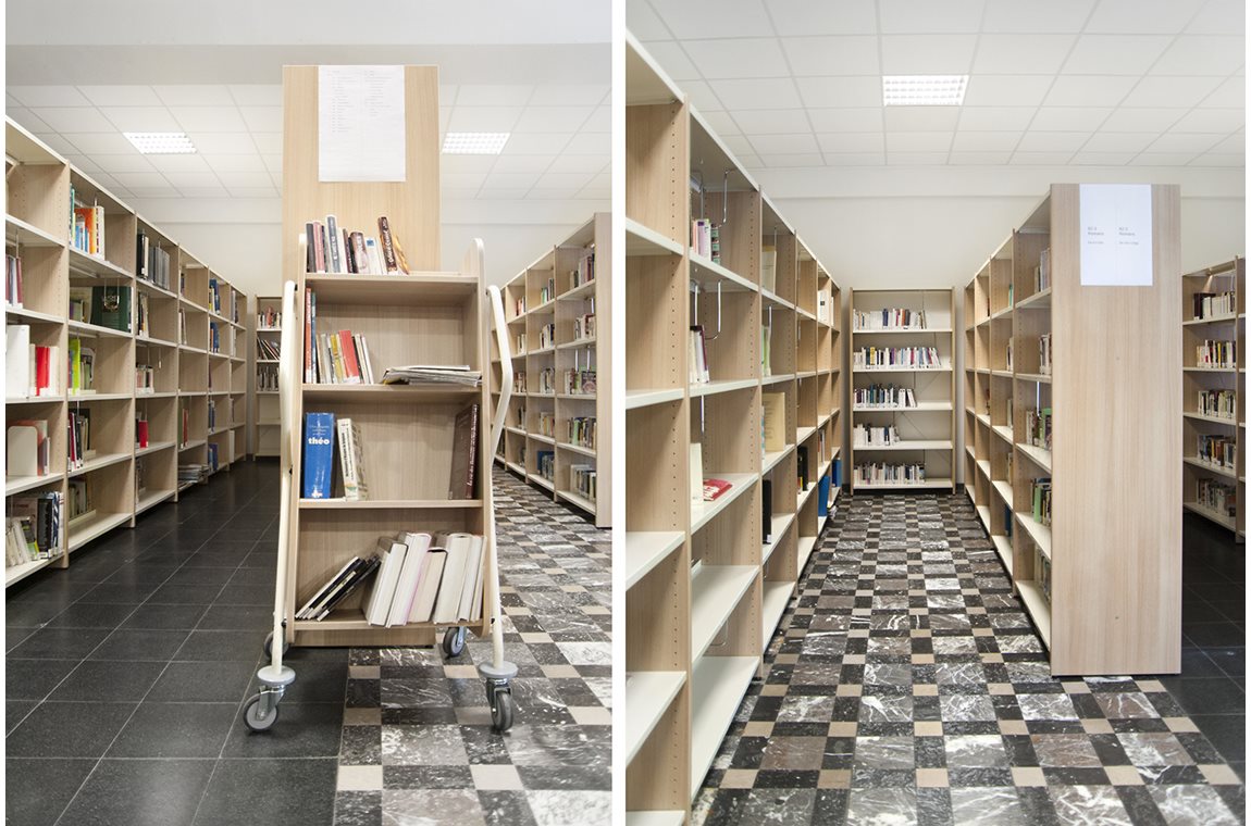 INDSé Schulbibliothek, Bastogne, Belgien  - Schulbibliothek
