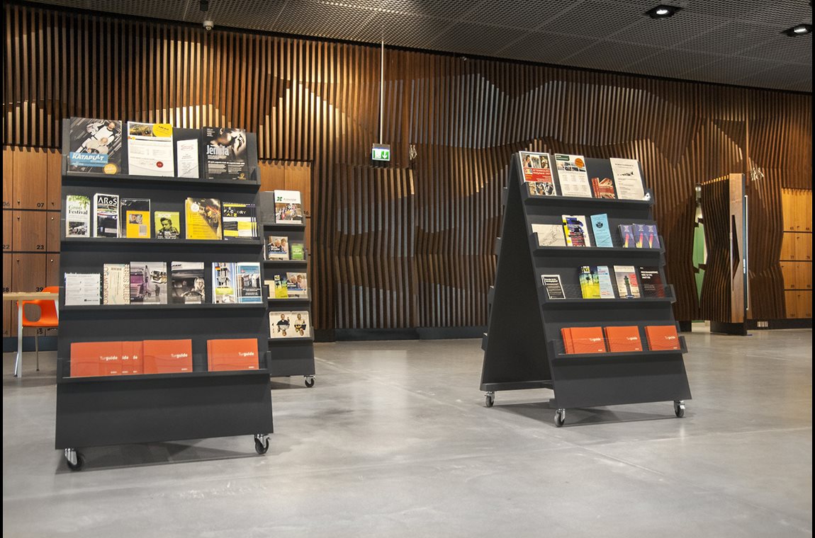 Médiathèque Dokk1, Aarhus, Danemark - Bibliothèque municipale et BDP
