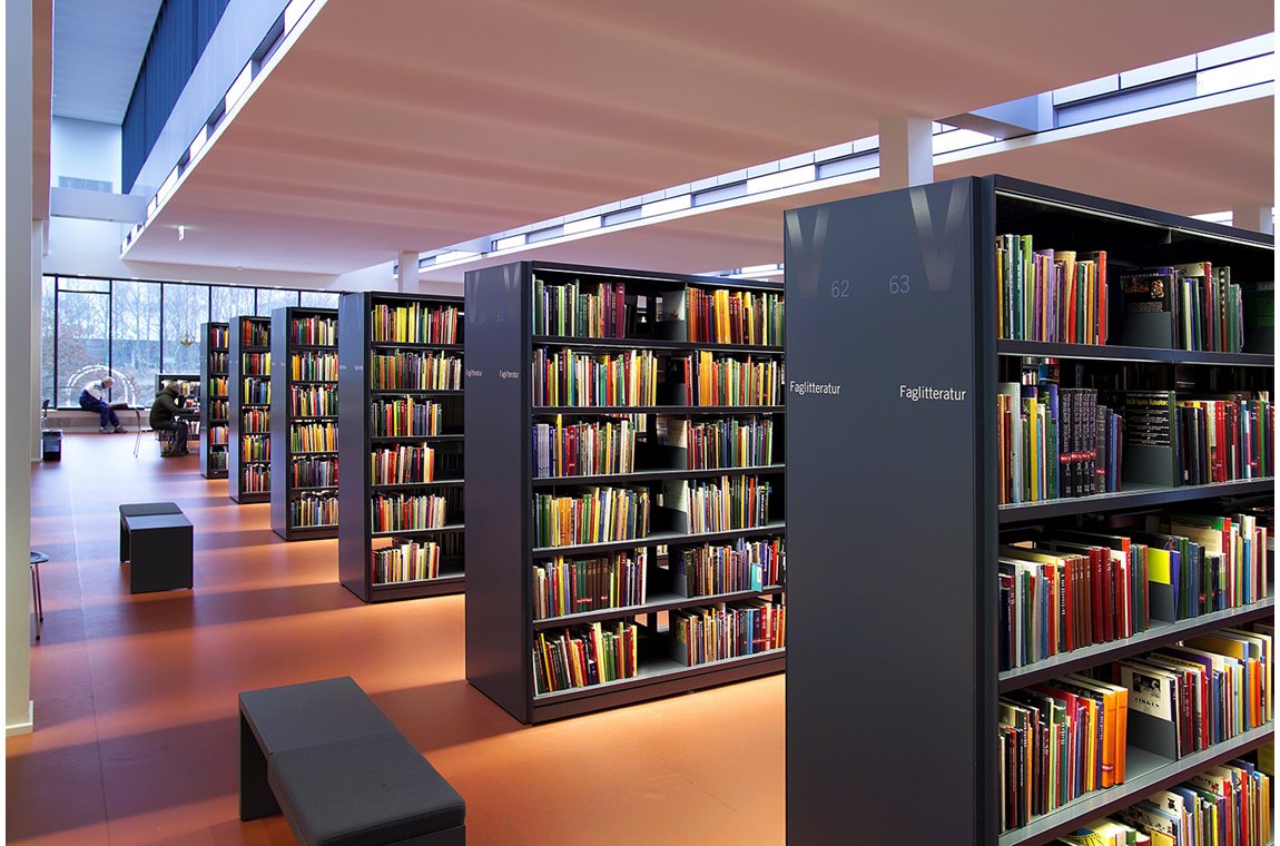 Bibliothèque municipale d'Albertslund, Danemark - Bibliothèque municipale et BDP
