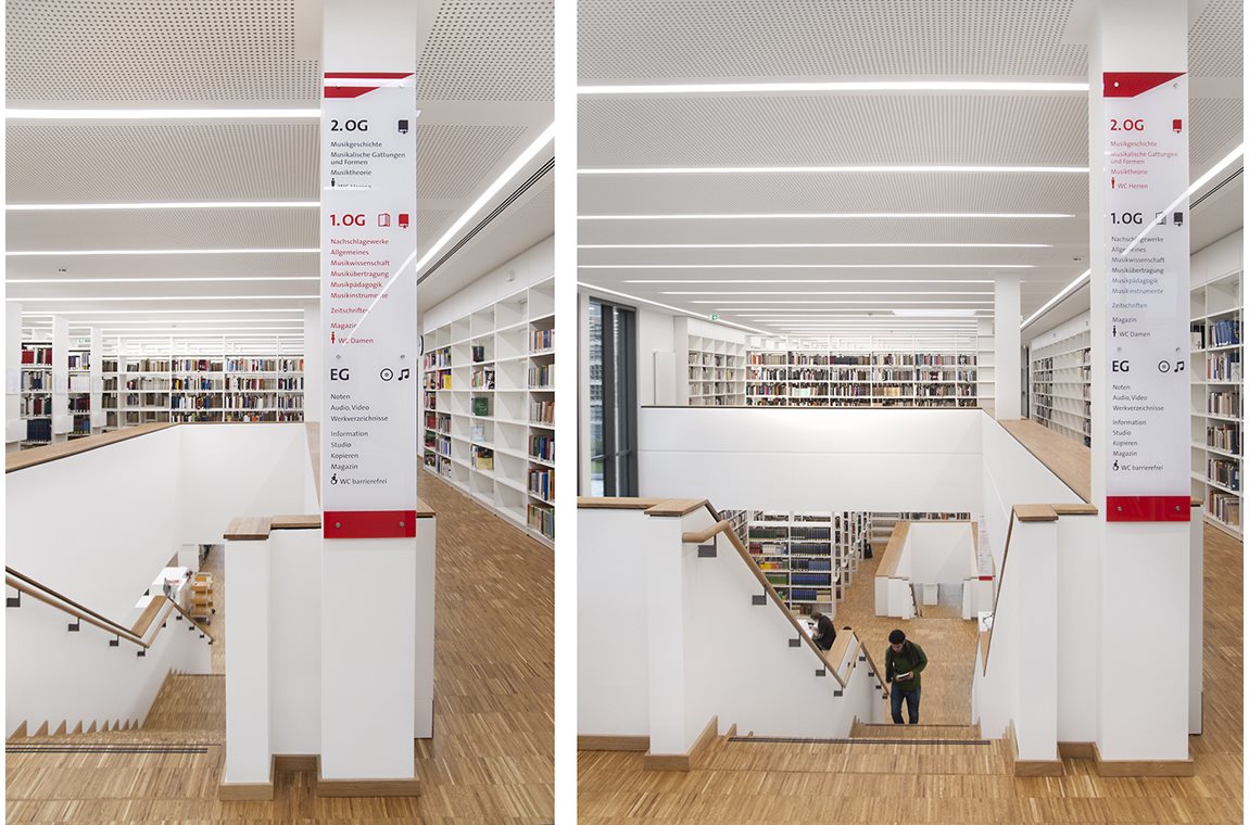 Detmold Musikkonservatorium, Tyskland - Akademisk bibliotek