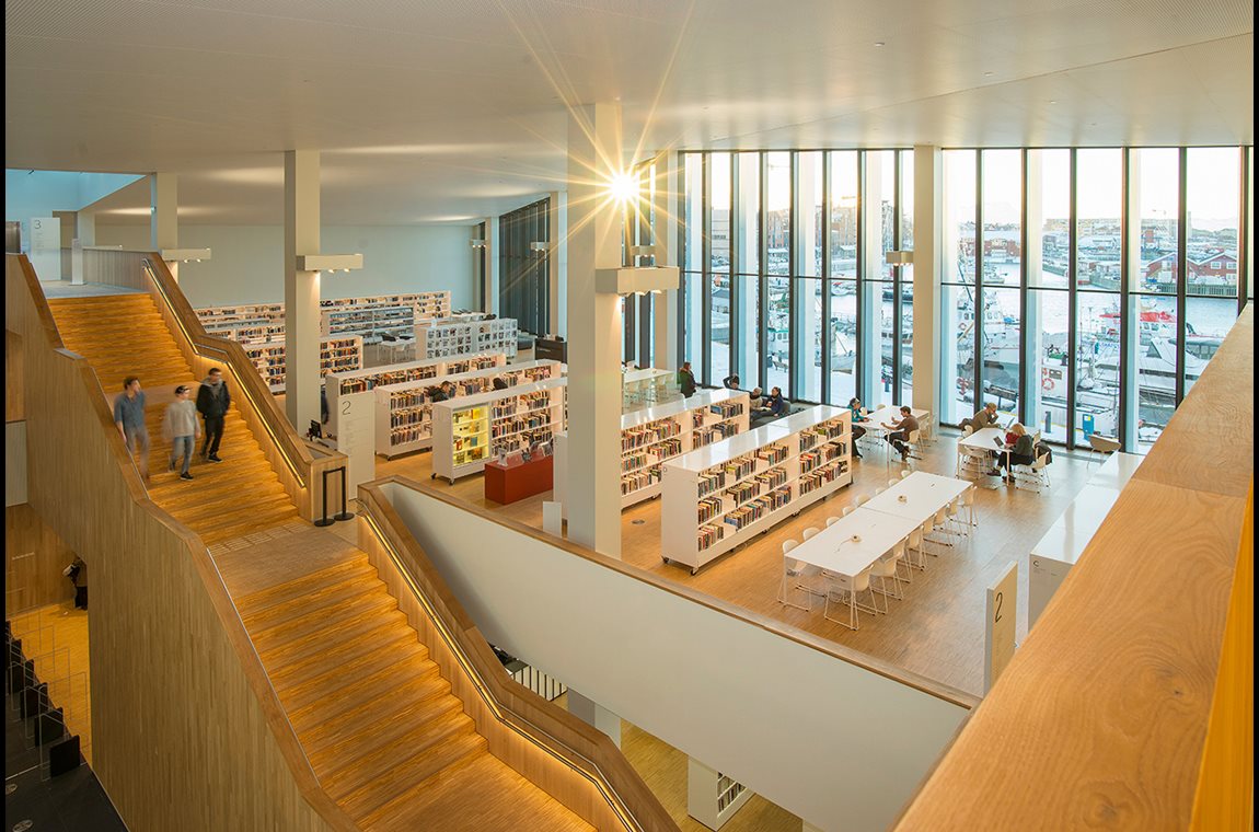 Openbare bibliotheek Stormen, Bodø, Noorwegen - Openbare bibliotheek