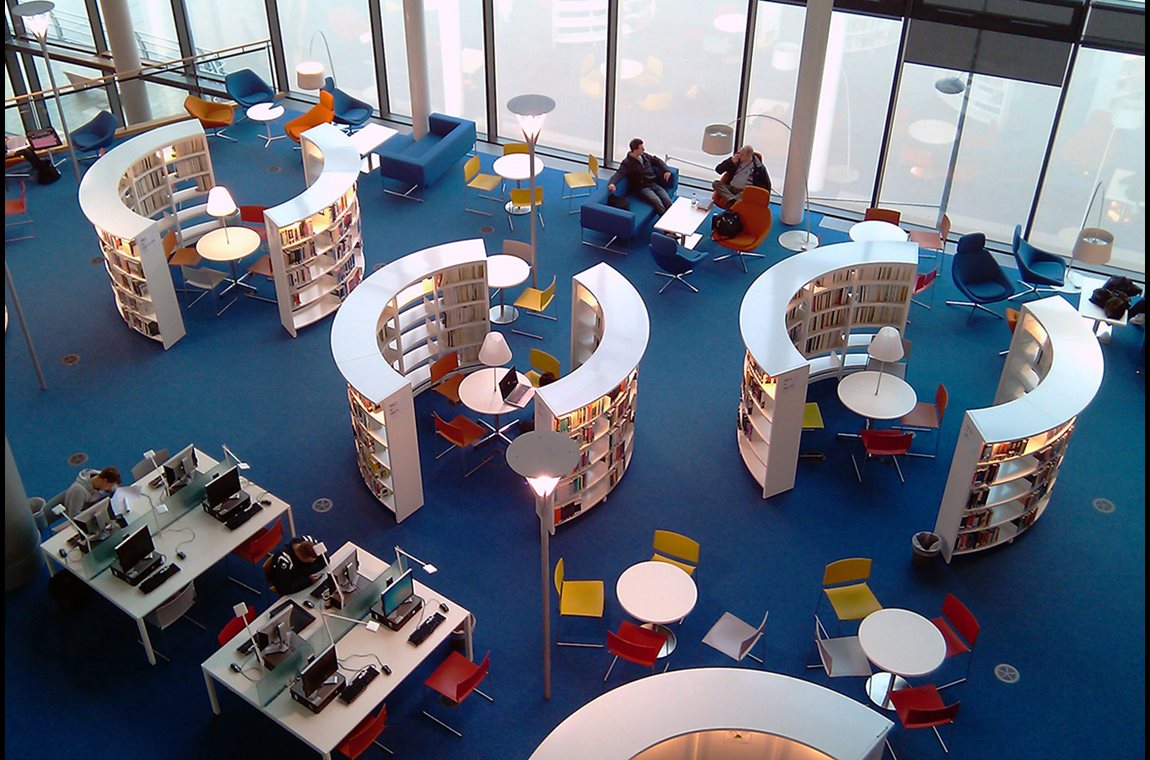 Newport universitetsbibliotek i Wales - Akademiska bibliotek