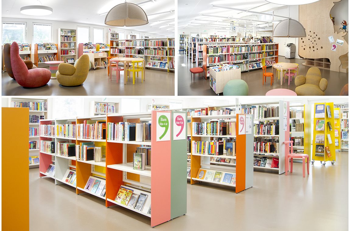 Bibliothèque municipale de Saevja, Suède - Bibliothèque municipale