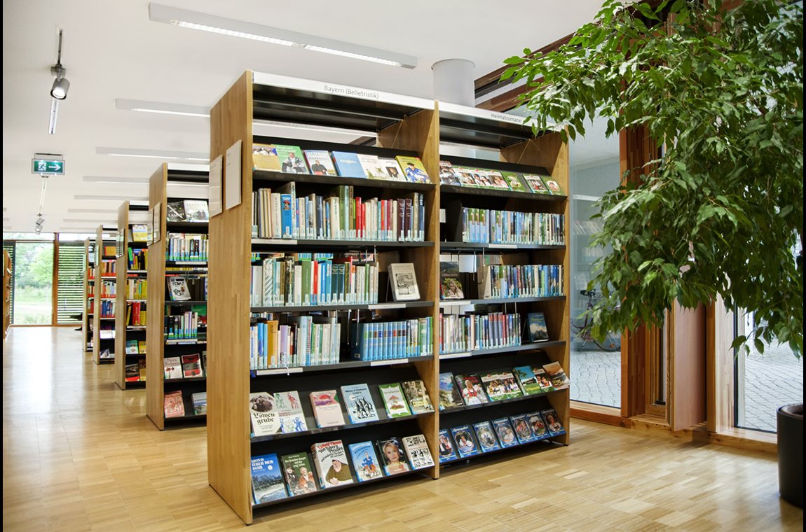 Bibliothèque municpale d'Ismaning, Allemagne - Bibliothèque municipale et BDP
