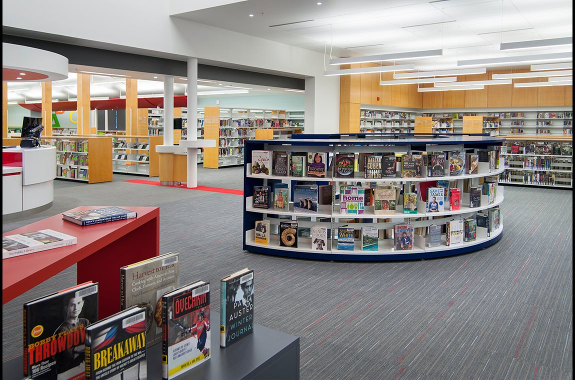 North Nanaimo bibliotek, Vancouver Island, Canada - Offentligt bibliotek