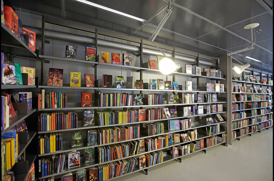 Cultureel centrum, Noord-west district in Kopenhagen, Denemarken - Openbare bibliotheek