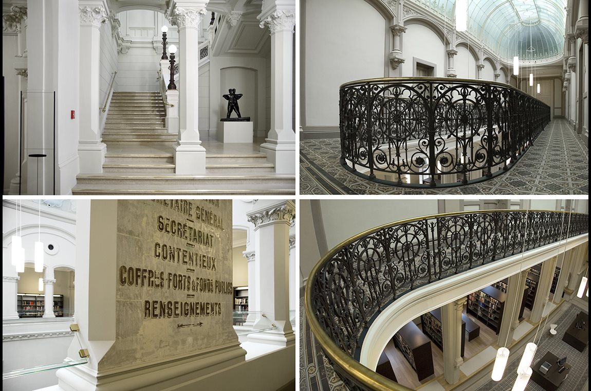 Nationalbanken i Brussel, Belgien - Virksomhedsbibliotek
