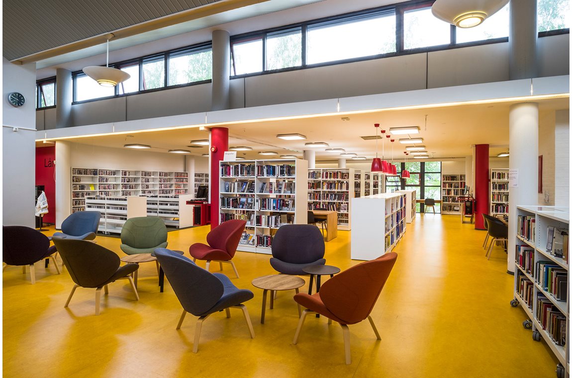 Bibliothèque municpale de Bærum, Bekkestua, Norvège - Bibliothèque municipale et BDP