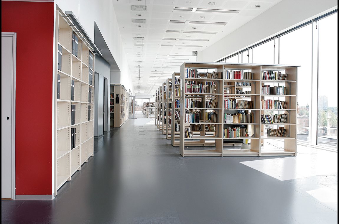Bibliothèque de l'université Malmö, Suède - Bibliothèque universitaire et d’école supérieure
