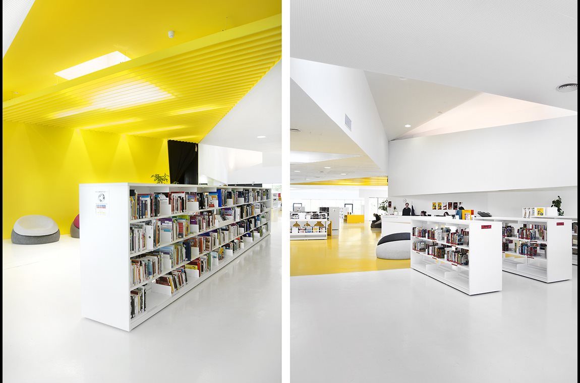 Das Kulturzentrum von Isbergues, Frankreich - Öffentliche Bibliothek