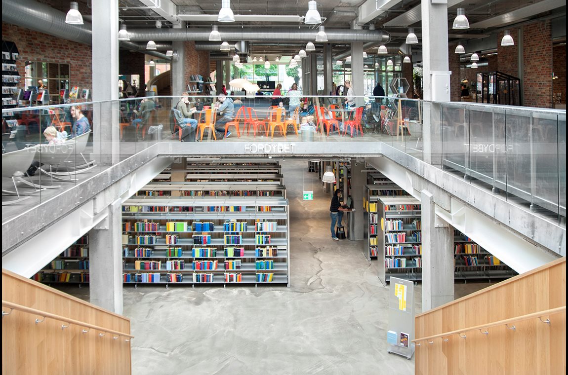 Publieke bibliotheek van Herning, Denmark - Openbare bibliotheek