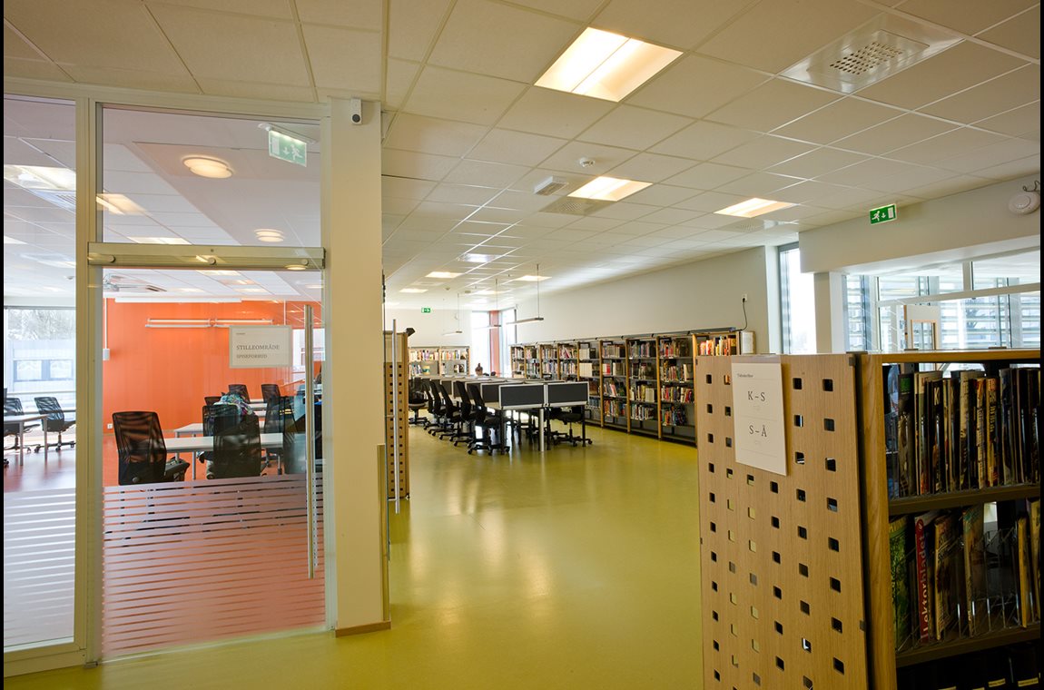 Openbare bibliotheek Sandefjord VGS, Noorwegen - Openbare bibliotheek