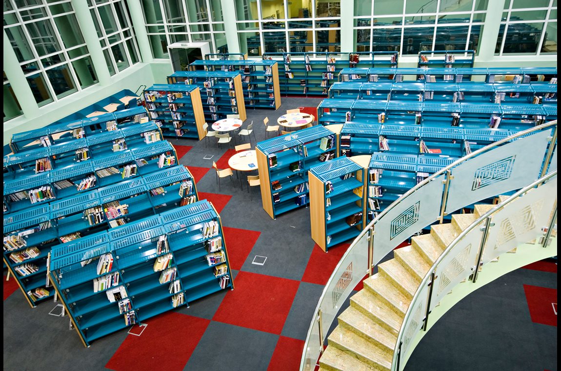 Bbibliothèque municipale d'Al Mankhool, Émirates Arabes Unis - Bibliothèque municipale et BDP