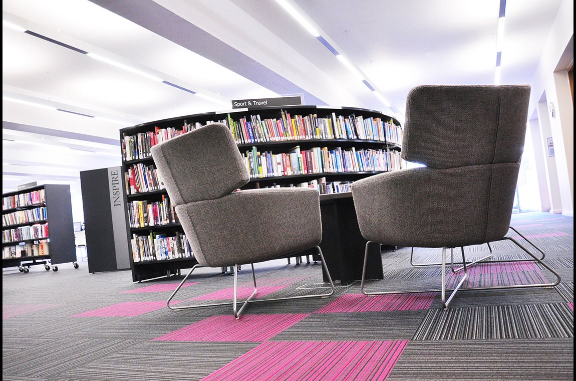 Bridgeton bibliotek & BFI Mediatheque, Glasgow, Storbritannien - Offentligt bibliotek