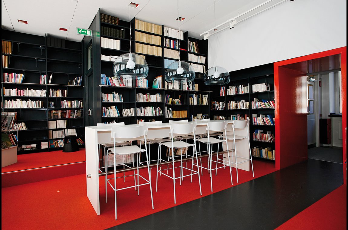 De Franse school in Stockholm, Zweden - Schoolbibliotheek
