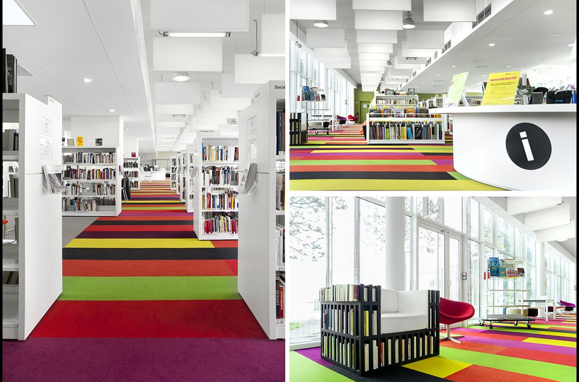 Chelles bibliotek, Frankrike - Offentliga bibliotek