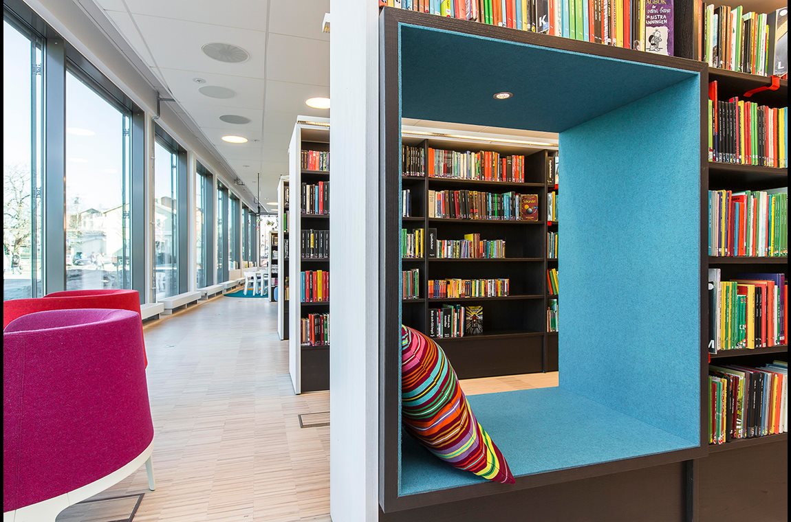 Openbare bibliotheek Vallentuna, Zweden - Openbare bibliotheek