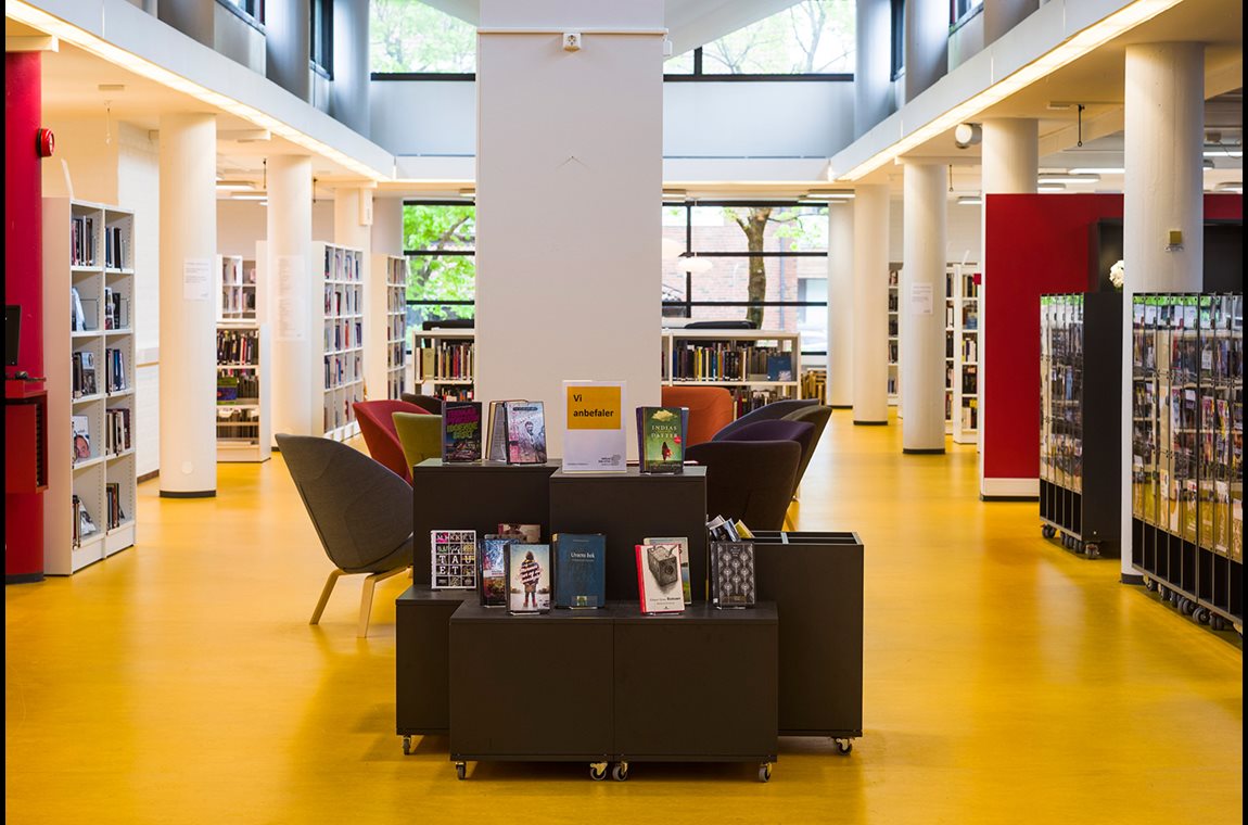 Openbare bibliotheek Bærum, Bekkestua, Noorwegen - Openbare bibliotheek