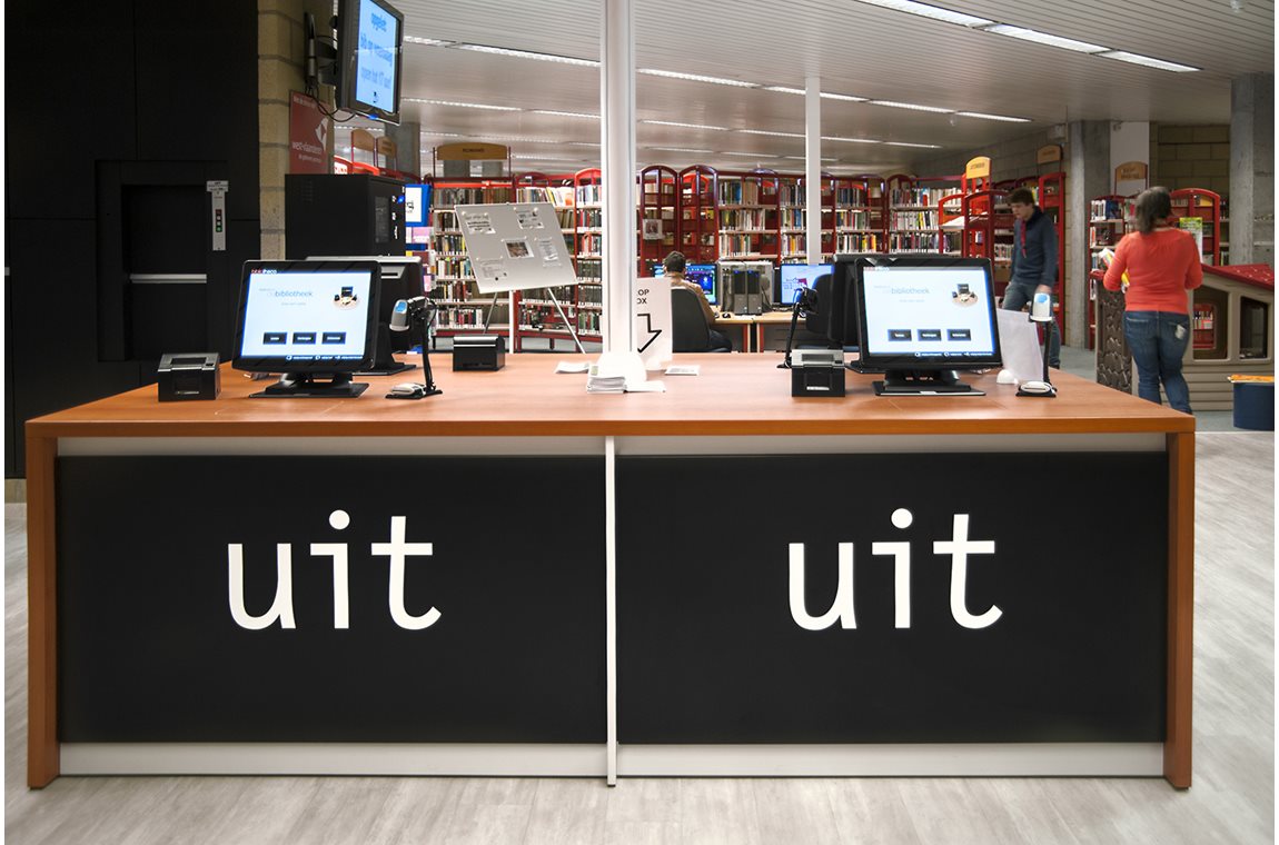Izegem bibliotek, Belgien - Offentligt bibliotek