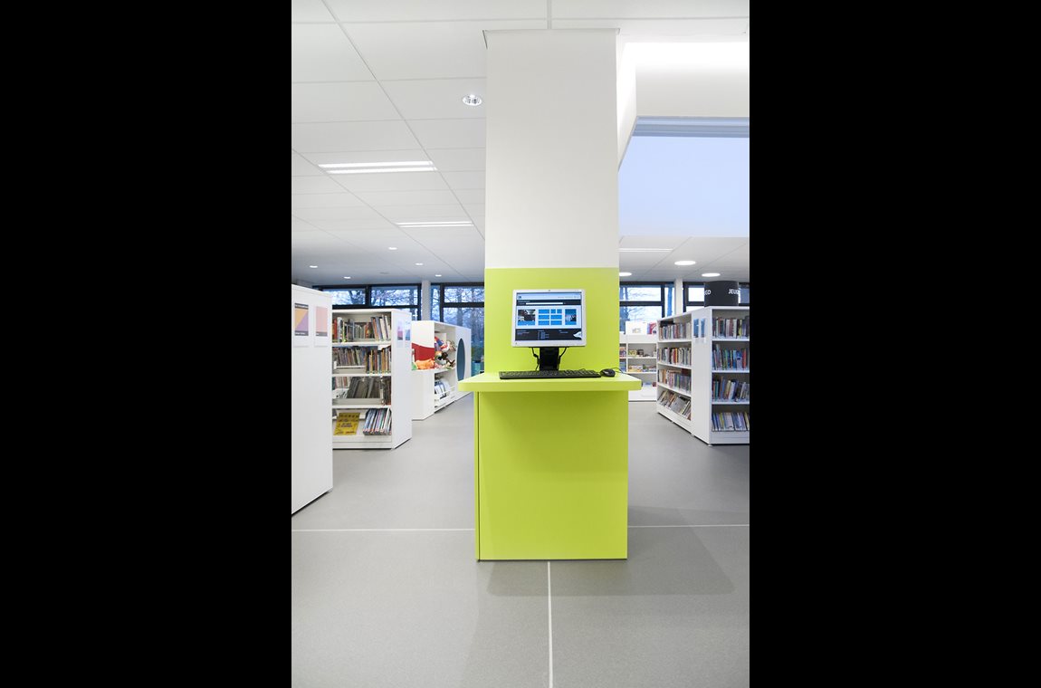 Bibliothèque municipale de Wevelgem, Belgique - Bibliothèque municipale et BDP