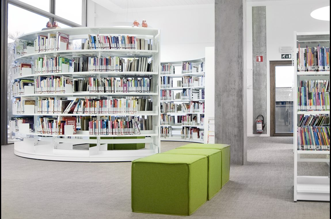 Bibliothèque municipale de Lummen, Belgique - Bibliothèque municipale et BDP