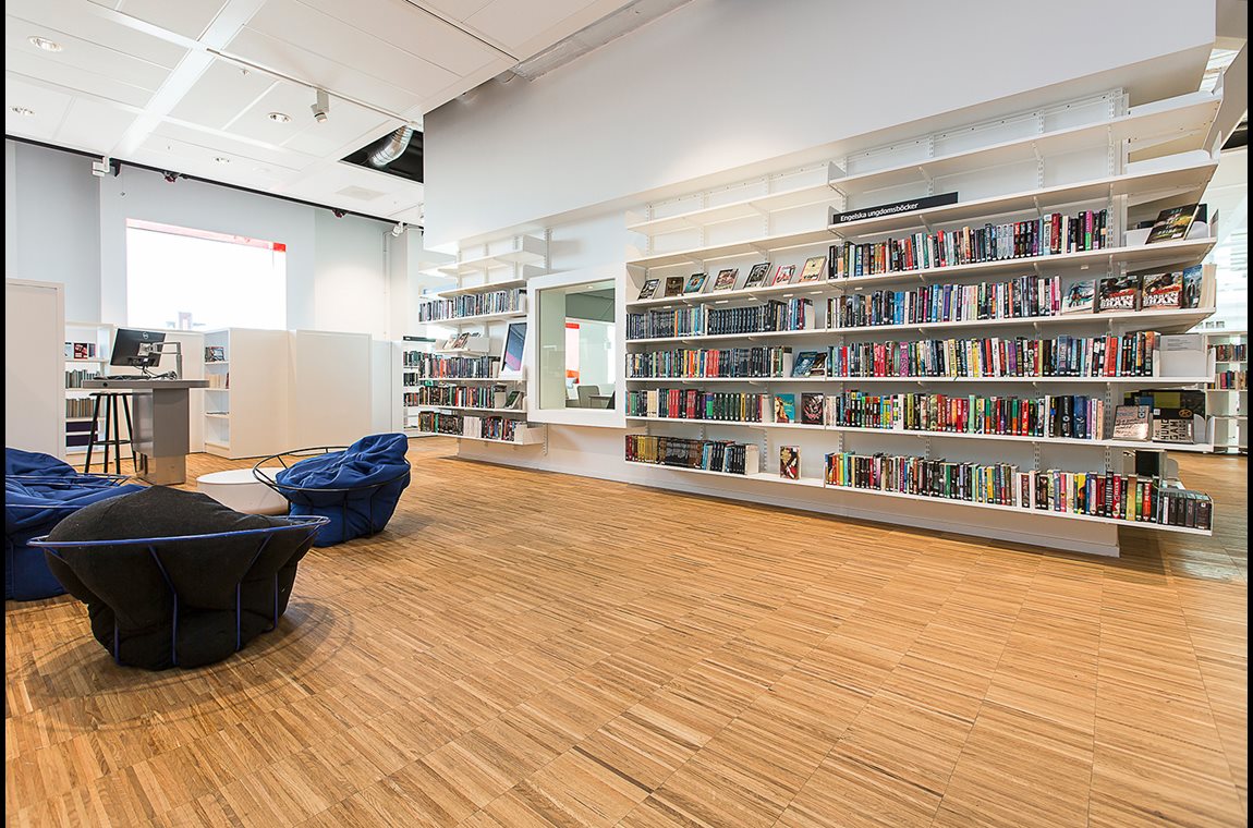Kista bibliotek i Stockholm, Sverige - Offentligt bibliotek