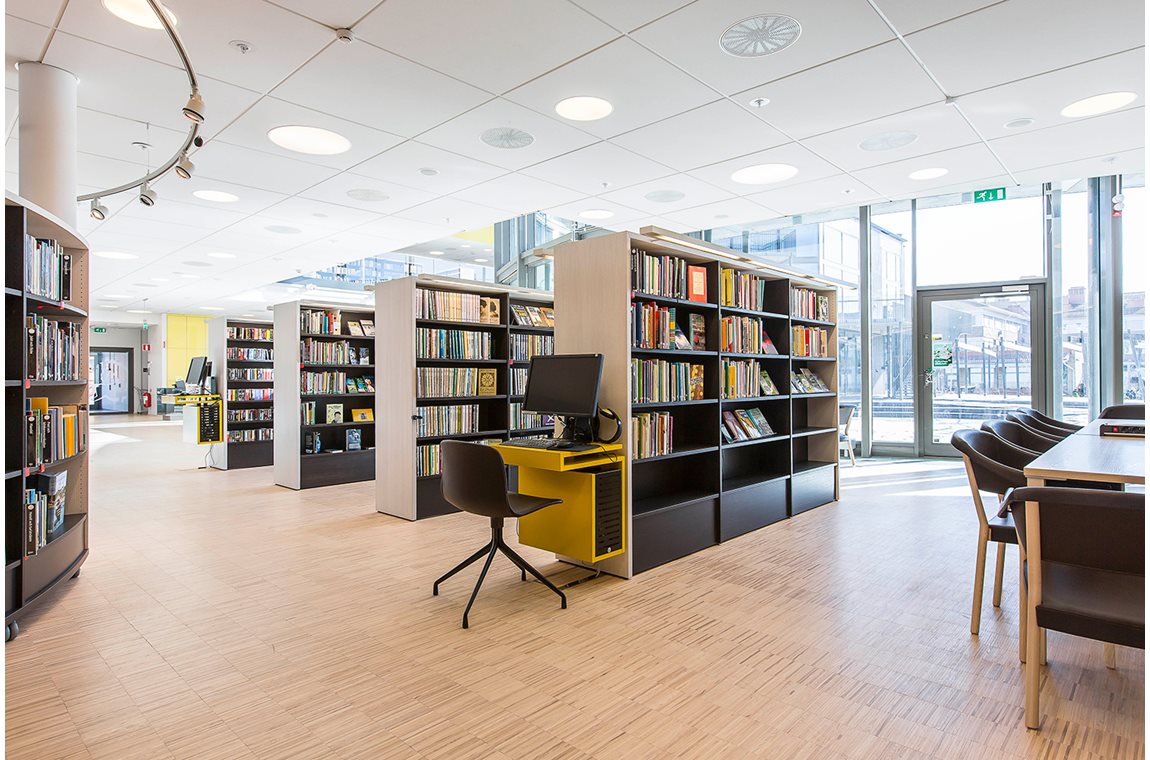 Bibliothèque municipale de Vallentuna, Suède - Bibliothèque municipale