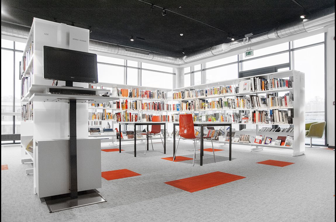 Bibliothèque municipale de Tervuren, Belgique  - Bibliothèque municipale et BDP