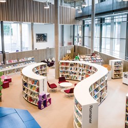 Bibliothèque municipale Tangenten de Nesodden, Norvège