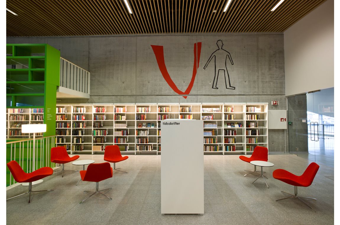 Buen Culture centre in Mandal, Norway - Public library