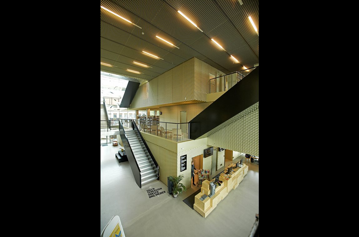 Centre culturel du district du nord-ouest de Copenhague, Danemark - Bibliothèque municipale et BDP