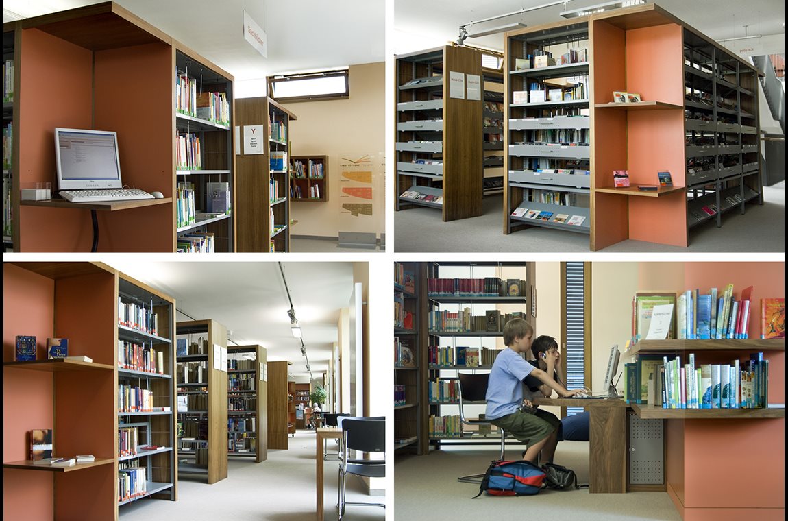 Pulheim bibliotek, Tyskland - Offentliga bibliotek